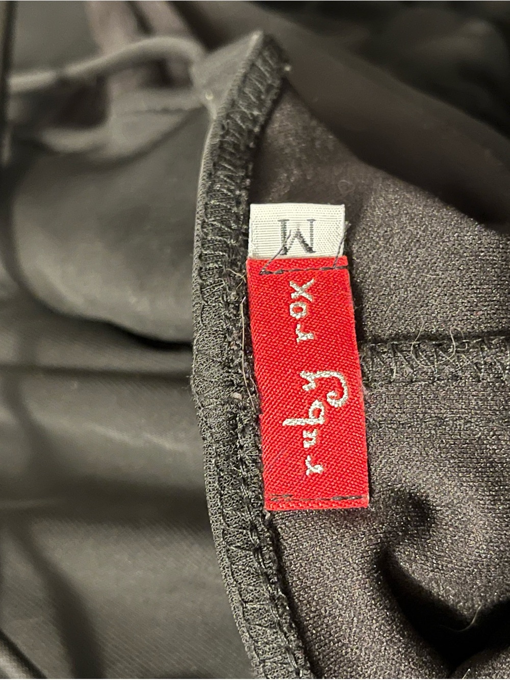 Ruby Rox Black Ruched Evening Dress - Picture 2 of 2